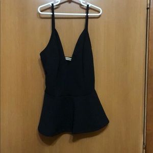 Peplum tank top